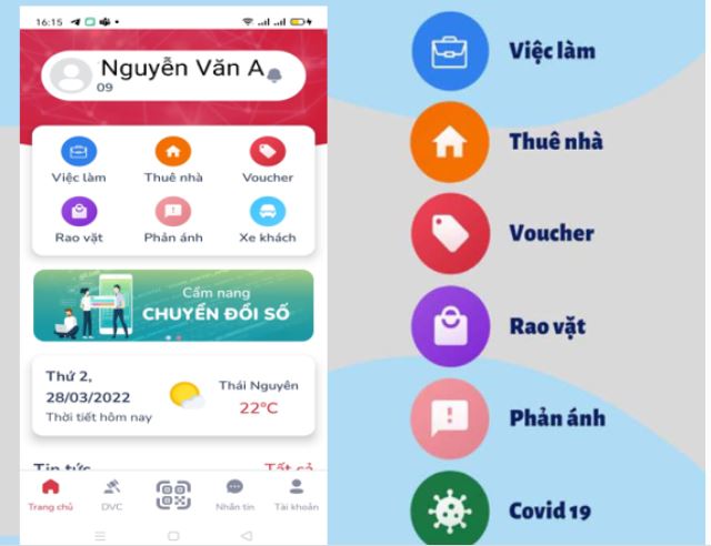 Triển khai Nền tảng xã hội số - Ứng dụng Đắk Lắk ID